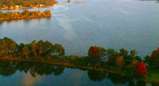The turning of the leaves in Lake Conroe is an Unforgettable experience... Contact us for a tour.